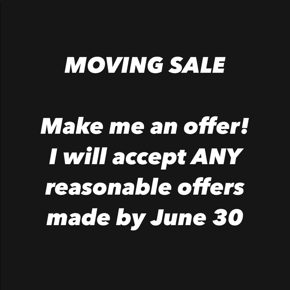 MOVING SALE! ACCEPTING OFFERS AND BUNDLES